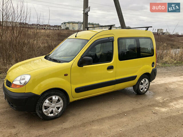 Желтый Рено Кенгу, объемом двигателя 1.5 л и пробегом 230 тыс. км за 3400 $, фото 2 на Automoto.ua