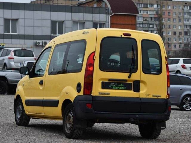 Жовтий Рено Кєнгу, об'ємом двигуна 1.5 л та пробігом 177 тис. км за 5200 $, фото 3 на Automoto.ua