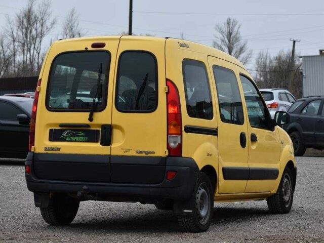 Жовтий Рено Кєнгу, об'ємом двигуна 1.5 л та пробігом 177 тис. км за 5200 $, фото 1 на Automoto.ua