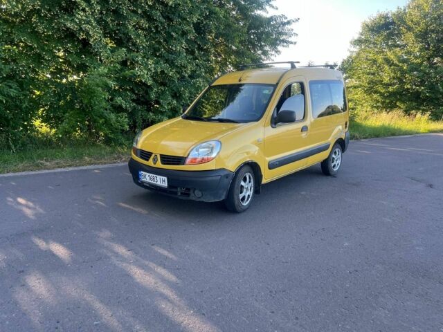 Желтый Рено Кенгу, объемом двигателя 1.5 л и пробегом 298 тыс. км за 2850 $, фото 7 на Automoto.ua