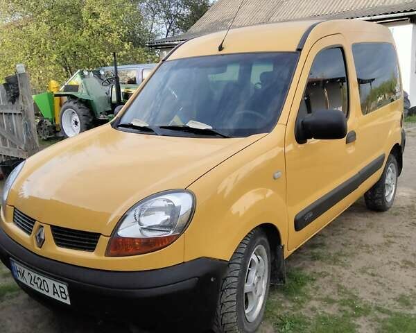 Жовтий Рено Кєнгу, об'ємом двигуна 1.5 л та пробігом 280 тис. км за 4200 $, фото 2 на Automoto.ua
