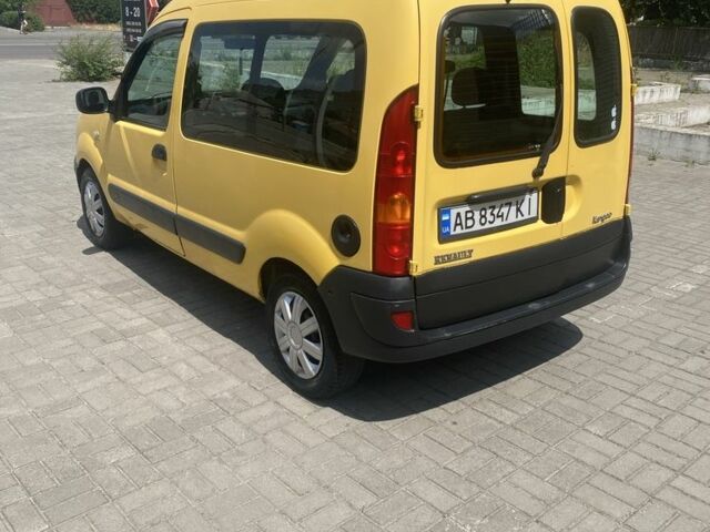 Желтый Рено Кенгу, объемом двигателя 1.5 л и пробегом 200 тыс. км за 3200 $, фото 2 на Automoto.ua