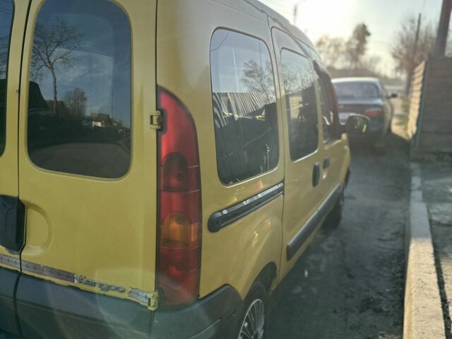 Желтый Рено Кенгу, объемом двигателя 1.5 л и пробегом 365 тыс. км за 3250 $, фото 8 на Automoto.ua