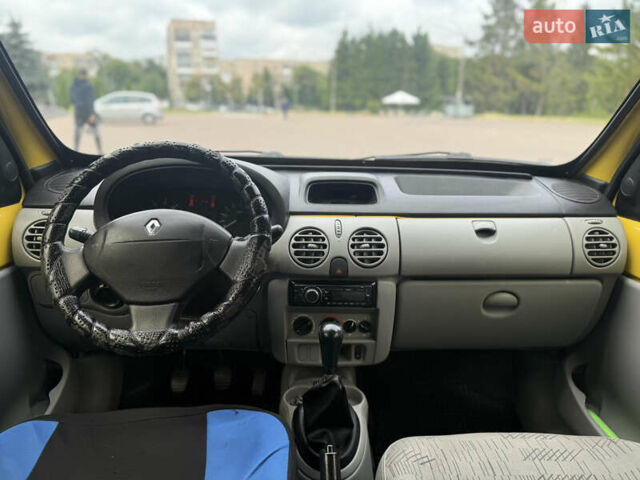 Желтый Рено Кенгу, объемом двигателя 1.46 л и пробегом 298 тыс. км за 3600 $, фото 44 на Automoto.ua