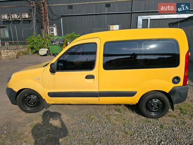 Желтый Рено Кенгу, объемом двигателя 1.5 л и пробегом 287 тыс. км за 5400 $, фото 7 на Automoto.ua
