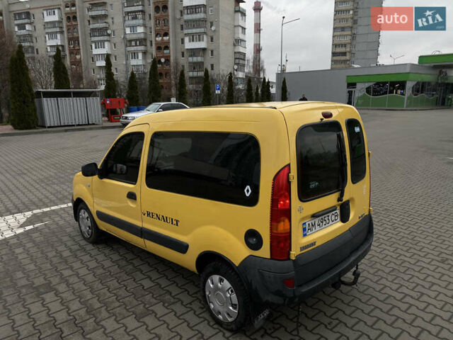 Жовтий Рено Кєнгу, об'ємом двигуна 1.46 л та пробігом 280 тис. км за 4199 $, фото 4 на Automoto.ua