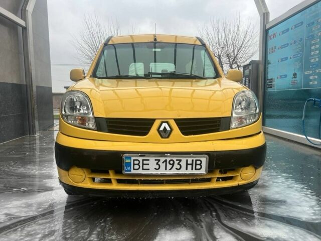 Жовтий Рено Кєнгу, об'ємом двигуна 1.5 л та пробігом 203 тис. км за 4000 $, фото 1 на Automoto.ua