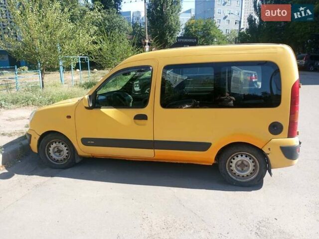 Желтый Рено Кенгу, объемом двигателя 1.5 л и пробегом 225 тыс. км за 3600 $, фото 3 на Automoto.ua