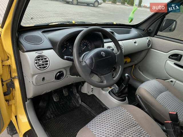 Жовтий Рено Кєнгу, об'ємом двигуна 1.46 л та пробігом 280 тис. км за 4199 $, фото 18 на Automoto.ua