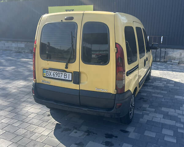 Жовтий Рено Кєнгу, об'ємом двигуна 1.46 л та пробігом 270 тис. км за 3300 $, фото 4 на Automoto.ua