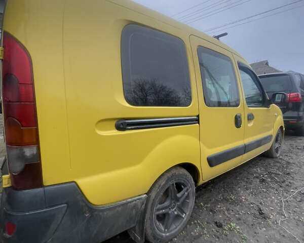 Желтый Рено Кенгу, объемом двигателя 1.5 л и пробегом 220 тыс. км за 4300 $, фото 15 на Automoto.ua