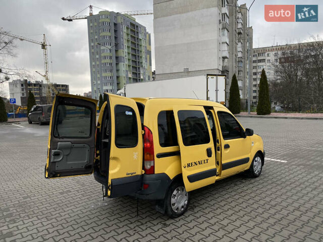 Жовтий Рено Кєнгу, об'ємом двигуна 1.46 л та пробігом 280 тис. км за 4199 $, фото 28 на Automoto.ua