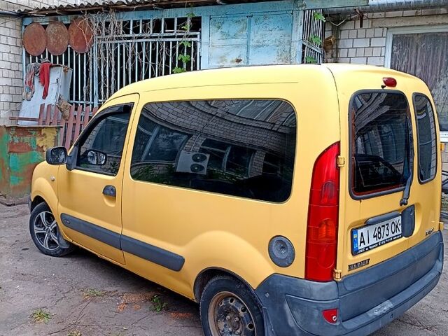 Жовтий Рено Кєнгу, об'ємом двигуна 1.5 л та пробігом 250 тис. км за 3500 $, фото 1 на Automoto.ua