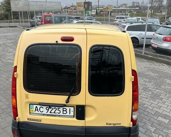 Жовтий Рено Кєнгу, об'ємом двигуна 1.46 л та пробігом 280 тис. км за 4999 $, фото 8 на Automoto.ua