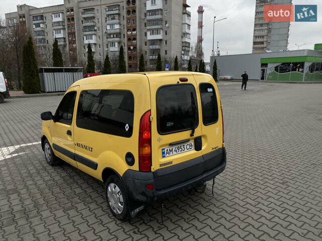 Жовтий Рено Кєнгу, об'ємом двигуна 1.46 л та пробігом 280 тис. км за 4199 $, фото 5 на Automoto.ua