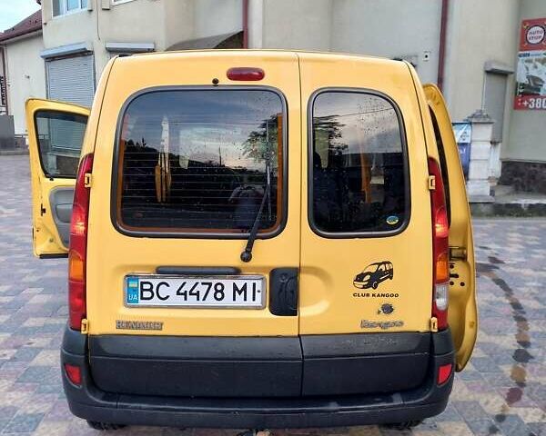 Жовтий Рено Кєнгу, об'ємом двигуна 1.5 л та пробігом 276 тис. км за 5250 $, фото 12 на Automoto.ua