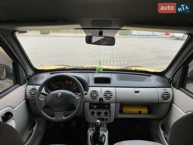 Жовтий Рено Кєнгу, об'ємом двигуна 1.46 л та пробігом 280 тис. км за 4199 $, фото 36 на Automoto.ua