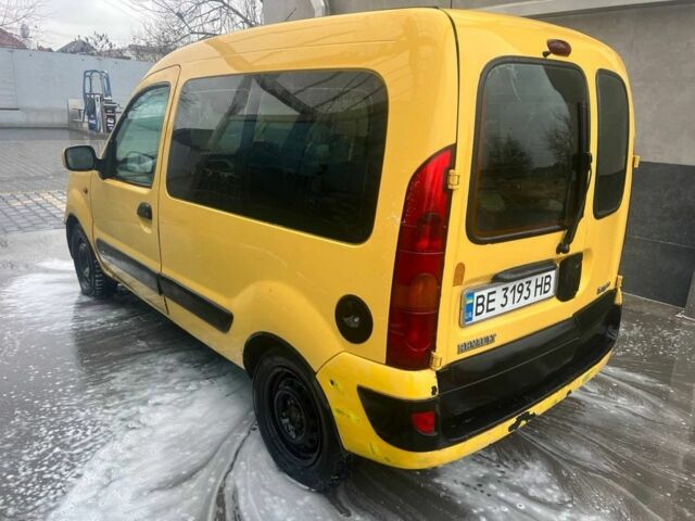Жовтий Рено Кєнгу, об'ємом двигуна 1.5 л та пробігом 203 тис. км за 4000 $, фото 3 на Automoto.ua