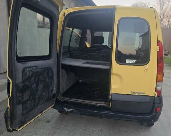 Жовтий Рено Кєнгу, об'ємом двигуна 1.46 л та пробігом 187 тис. км за 3800 $, фото 7 на Automoto.ua