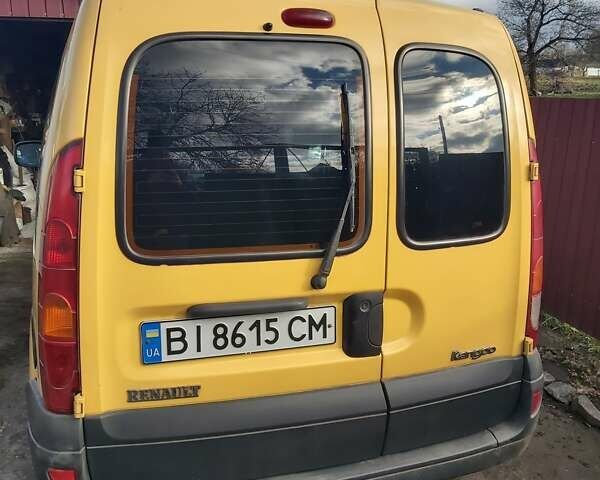 Желтый Рено Кенгу, объемом двигателя 1.46 л и пробегом 169 тыс. км за 4900 $, фото 8 на Automoto.ua