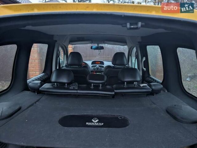 Желтый Рено Кенгу, объемом двигателя 1.46 л и пробегом 330 тыс. км за 5800 $, фото 10 на Automoto.ua