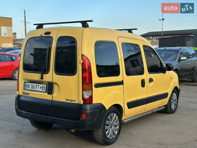 Желтый Рено Кенгу, объемом двигателя 1.46 л и пробегом 299 тыс. км за 3850 $, фото 17 на Automoto.ua