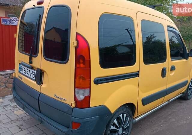 Желтый Рено Кенгу, объемом двигателя 1.5 л и пробегом 339 тыс. км за 3550 $, фото 23 на Automoto.ua