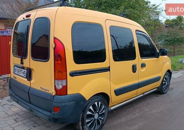 Желтый Рено Кенгу, объемом двигателя 1.5 л и пробегом 339 тыс. км за 3550 $, фото 7 на Automoto.ua