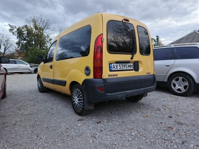 Желтый Рено Кенгу, объемом двигателя 1.5 л и пробегом 429 тыс. км за 3299 $, фото 3 на Automoto.ua