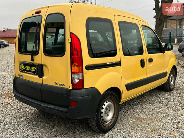Жовтий Рено Кєнгу, об'ємом двигуна 1.46 л та пробігом 175 тис. км за 4999 $, фото 4 на Automoto.ua