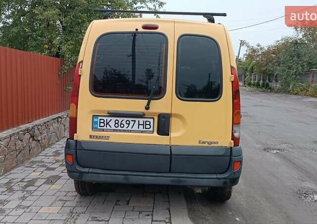 Желтый Рено Кенгу, объемом двигателя 1.5 л и пробегом 339 тыс. км за 3550 $, фото 19 на Automoto.ua