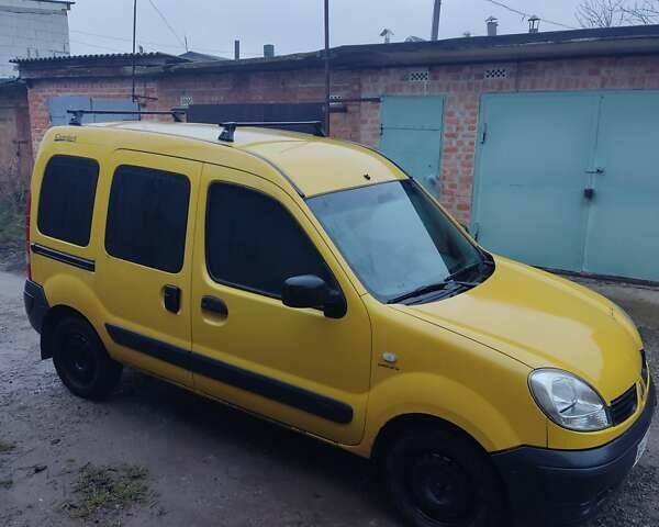 Желтый Рено Кенгу, объемом двигателя 1.5 л и пробегом 290 тыс. км за 4950 $, фото 10 на Automoto.ua