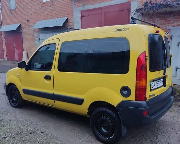 Желтый Рено Кенгу, объемом двигателя 1.5 л и пробегом 290 тыс. км за 4950 $, фото 9 на Automoto.ua