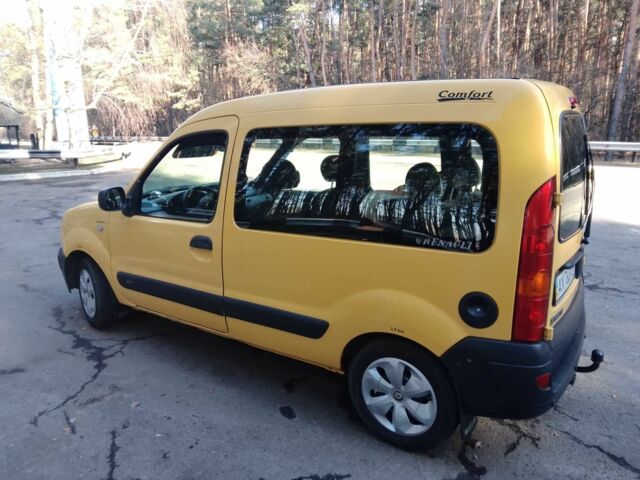 Желтый Рено Кенгу, объемом двигателя 1.5 л и пробегом 227 тыс. км за 5200 $, фото 11 на Automoto.ua