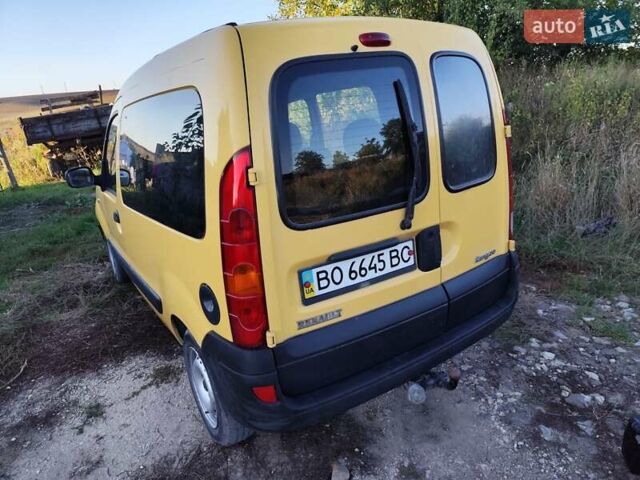 Желтый Рено Кенгу, объемом двигателя 1.5 л и пробегом 205 тыс. км за 4500 $, фото 6 на Automoto.ua