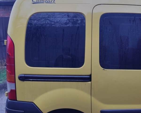 Желтый Рено Кенгу, объемом двигателя 1.5 л и пробегом 290 тыс. км за 4950 $, фото 12 на Automoto.ua