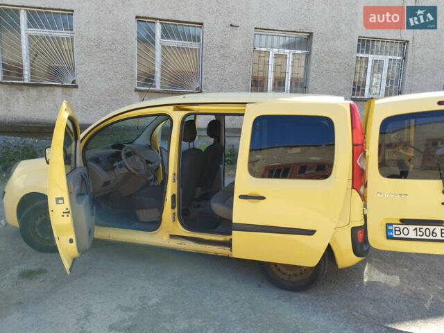 Желтый Рено Кенгу, объемом двигателя 1.5 л и пробегом 278 тыс. км за 5600 $, фото 13 на Automoto.ua