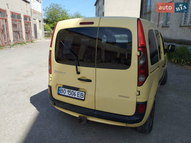 Желтый Рено Кенгу, объемом двигателя 1.5 л и пробегом 278 тыс. км за 5600 $, фото 7 на Automoto.ua