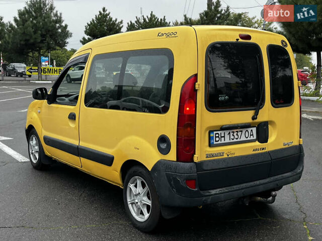 Желтый Рено Кенгу, объемом двигателя 1.46 л и пробегом 290 тыс. км за 3999 $, фото 8 на Automoto.ua