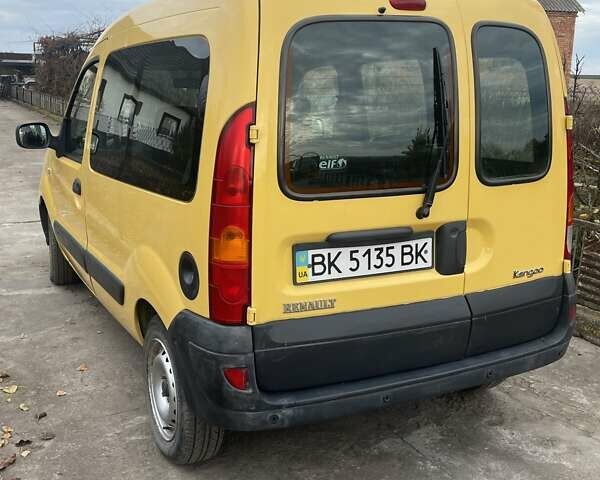 Жовтий Рено Кєнгу, об'ємом двигуна 1.46 л та пробігом 166 тис. км за 4500 $, фото 3 на Automoto.ua