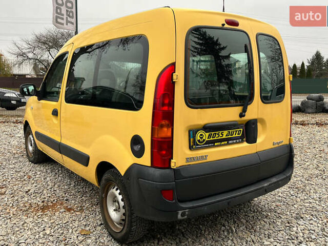 Жовтий Рено Кєнгу, об'ємом двигуна 1.46 л та пробігом 175 тис. км за 4999 $, фото 2 на Automoto.ua