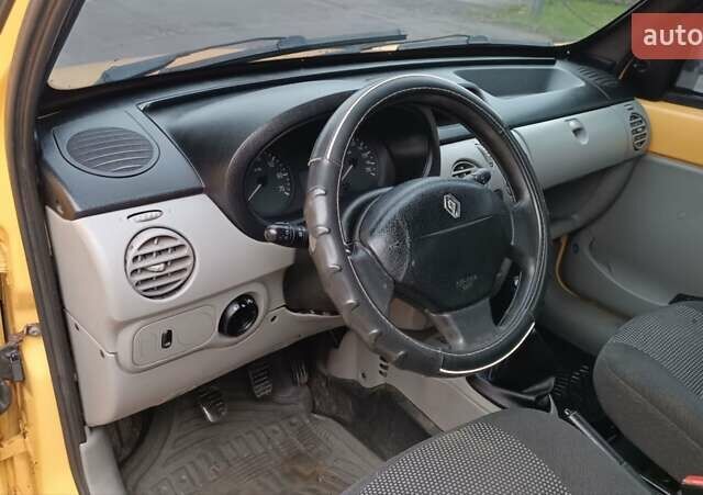 Желтый Рено Кенгу, объемом двигателя 1.5 л и пробегом 339 тыс. км за 3550 $, фото 27 на Automoto.ua