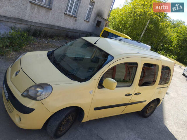 Желтый Рено Кенгу, объемом двигателя 1.5 л и пробегом 278 тыс. км за 5600 $, фото 3 на Automoto.ua
