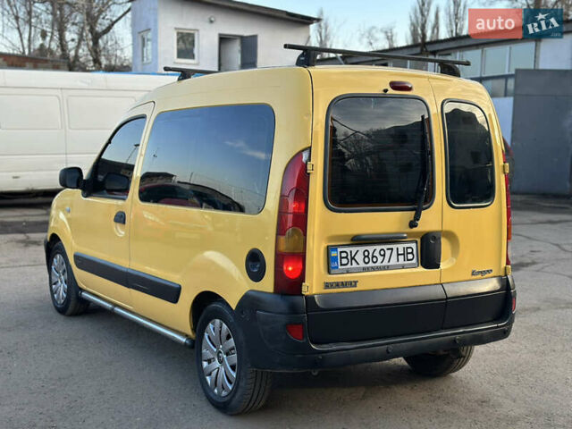 Желтый Рено Кенгу, объемом двигателя 1.46 л и пробегом 299 тыс. км за 3850 $, фото 14 на Automoto.ua