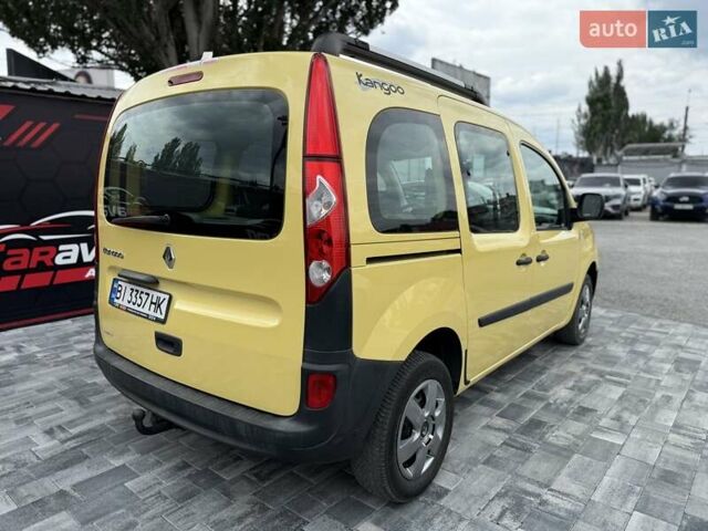 Желтый Рено Кенгу, объемом двигателя 1.6 л и пробегом 165 тыс. км за 7800 $, фото 6 на Automoto.ua