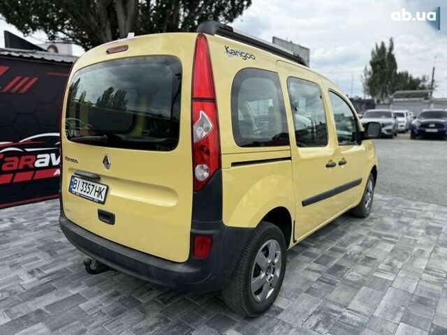 Желтый Рено Кенгу, объемом двигателя 1.6 л и пробегом 165 тыс. км за 7800 $, фото 6 на Automoto.ua