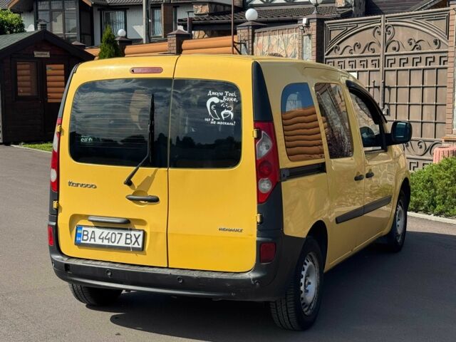 Желтый Рено Кенгу, объемом двигателя 1.5 л и пробегом 400 тыс. км за 5400 $, фото 10 на Automoto.ua