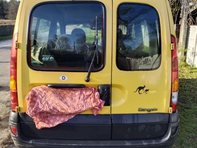 Желтый Рено Кенгу, объемом двигателя 1.5 л и пробегом 158 тыс. км за 4300 $, фото 12 на Automoto.ua