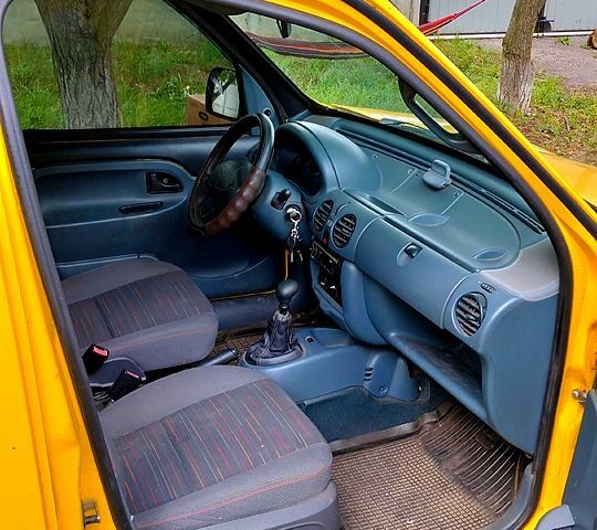 Желтый Рено Кенгу, объемом двигателя 1.9 л и пробегом 100 тыс. км за 2500 $, фото 7 на Automoto.ua