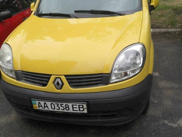Желтый Рено Кенгу, объемом двигателя 1.4 л и пробегом 165 тыс. км за 3500 $, фото 1 на Automoto.ua
